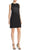 Laundry HP01W61 - Sleeveless Fringed Sheath Cocktail Dress Special Occasion Dress 0 / Black