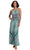 London Times T5352M - Halter Print Long Dress Evening Dresses