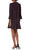 London Times T5546M - Ruffle Trimmed Dot Print Shift Dress Special Occasion Dress