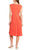 London Times T5736M - Sleeveless Cutout Neck Knee-Length Dress Holiday Dresses