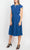 London Times T5797M - Mini Square Designed A-line Dress Cocktail Dresses