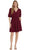 London Times T5862M - V-Neck Front Button Cocktail Dress Cocktail Dresses