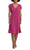 London Times T6099M - Knee Length Cap Sleeve Dress Cocktail Dresses