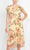 London Times T6126M - Floral Short Sleeve Knee-Length Dress Semi Formal