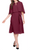 London Times T6408M - Cape Sleeve A-Line Cocktail Dress Special Occasion Dress 0 / Wine