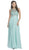 Long A-Line Embellished Prom Dress Dress XXS / Mint