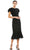 Mac Duggal 10771 - Jewel Neck with Bell Sleeves Formal Dress Cocktail Dresses 4 / Black