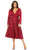 Mac Duggal 67907 - Long Sleeved Formal Dress Special Occasion Dress 14 / Burgundy