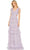 Mac Duggal 9167 - Cap Sleeve V-Neck Long Dress Special Occasion Dress 0 / Lilac