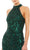 Mac Duggal - Halter Sequined Lattice Cocktail Dress 5535 Cocktail Dresses