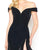 Mac Duggal - Off-Shoulder Ruffled Trumpet Gown 66586R - 1 pc Blk In Size 16 Available CCSALE