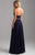 Madison James Beaded Halter Neck Lace and Chiffon Gown 18-621 CCSALE