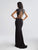 Madison James - Two Piece High Neck Evening Gown 18-655 - 1 pc Black in Size 6 Available CCSALE 6 / Black