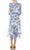 Maison Tara 58399MA - Ruffled V-Neck Floral Cocktail Dress Special Occasion Dress