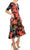 Maison Tara - 91071M Short Sleeve Floral Print A-Line Dress Cocktail Dresses