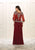 May Queen - Cape Sleeve Embellished A-line Gown RQ7514 CCSALE