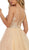 May Queen - Lace Appliqued Fitted Cocktail Dress Special Occasion Dress