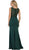 May Queen - Lace Bodice Illusion Paneled Sheath Evening Gown Special Occasion Dress