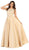 May Queen - Lace Tank Scoop Satin A-Line Dress MQ1688 - 1 pc White in Size 8 Available CCSALE