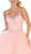 May Queen - LK106 Embroidered V-neck Ballgown Special Occasion Dress