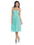 May Queen - MQ1161 Strapless Sweetheart Neckline Twisted Front Dress Wedding Guest 4 / Aqua