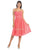 May Queen - MQ1161 Strapless Sweetheart Neckline Twisted Front Dress Wedding Guest 4 / Coral