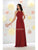 May Queen - MQ1479 Halter Neck A-Line Dress Bridesmaid Dresses 4 / Burgundy