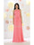 May Queen - MQ1479 Halter Neck A-Line Dress Bridesmaid Dresses 4 / Coral