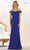 May Queen MQ1529 - Appliqued Off Shoulder Long Gown Evening Dresses