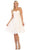 May Queen MQ1613 - Strapless Embroidered Cocktail Dress Cocktail Dresses 2 / Champ/Ivory