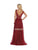 May Queen - MQ1623 Embellished Deep V-neck A-line Dress Bridesmaid Dresses