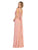 May Queen - MQ1746 Ruched Asymmetric Sheath Dress Prom Dresses