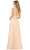 May Queen MQ1754B - Laced A-Line Evening Dress Evening Dresses