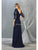 May Queen - MQ1783 Quarter Sleeve Lace Appliqued Trumpet Dress Evening Dresses