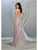 May Queen - MQ1789 Plunging V-neck Trumpet Dress Prom Dresses