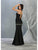 May Queen - MQ1806 Dual Straps Sweetheart Neck Long Dress - 1 pc Black/Multi In Size 14 Available CCSALE 14 / Black/Multi