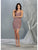 May Queen - MQ1823 Spaghetti Strap V-Neck Glitter Sheath Dress Homecoming Dresses 4 / Rose Gold/Multi