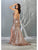 May Queen - MQ1826 Sequined Lace Up Back High Slit Gown Pageant Dresses