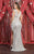 May Queen MQ1874 - V-Neck Glitter Evening Dress Evening Dresses