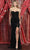 May Queen MQ1887 - Beaded Sweetheart Evening Gown Evening Dresses 2 / Black