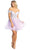 May Queen MQ1897 - Off Shoulder A-Line Cocktail Dress Cocktail Dresses 2 / Lilac