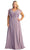 May Queen MQ1917 - Flutter Sleeve A-Line Prom Gown Evening Dresses 4 / Victorian Lilac