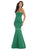 May Queen - RQ7305 Strapless Sweetheart Trumpet Gown Prom Dresses 2 / Emerald Gr