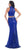 May Queen RQ7338 Halter Fully Sequined Top & Long Skirt CCSALE