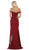 May Queen - RQ7712 Embellished Off-Shoulder Trumpet Dress Special Occasion Dress