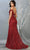 May Queen - RQ7830 Plunging Off-Shoulder Trumpet Dress Evening Dresses