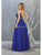 May Queen - RQ7841 Bead Embellished Deep V-Neck A-Line Dress Prom Dresses