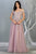 May Queen - RQ7850 Floral Appliqued A-Line Dress Prom Dresses 4 / Mauve