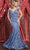 May Queen RQ7921 - Embroidered Mermaid Evening Gown Evening Dresses 4 / Dustyblue