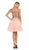 May Queen - Sleeveless Ornate Lace Illusion Cocktail Dress Special Occasion Dress